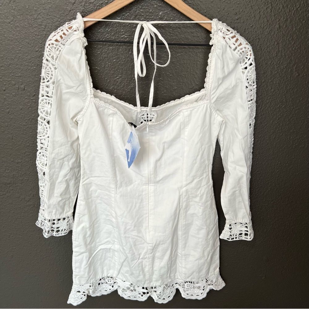 NWT Revolve x Majorelle Charolette Mini Dress in White | Size M - Picture 5 of 11